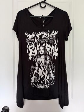 Killstar Graphic I Can’t Burn- Tunic